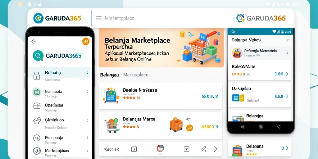 Tampilan antarmuka aplikasi GARUDA365 yang menarik dan mudah digunakan.