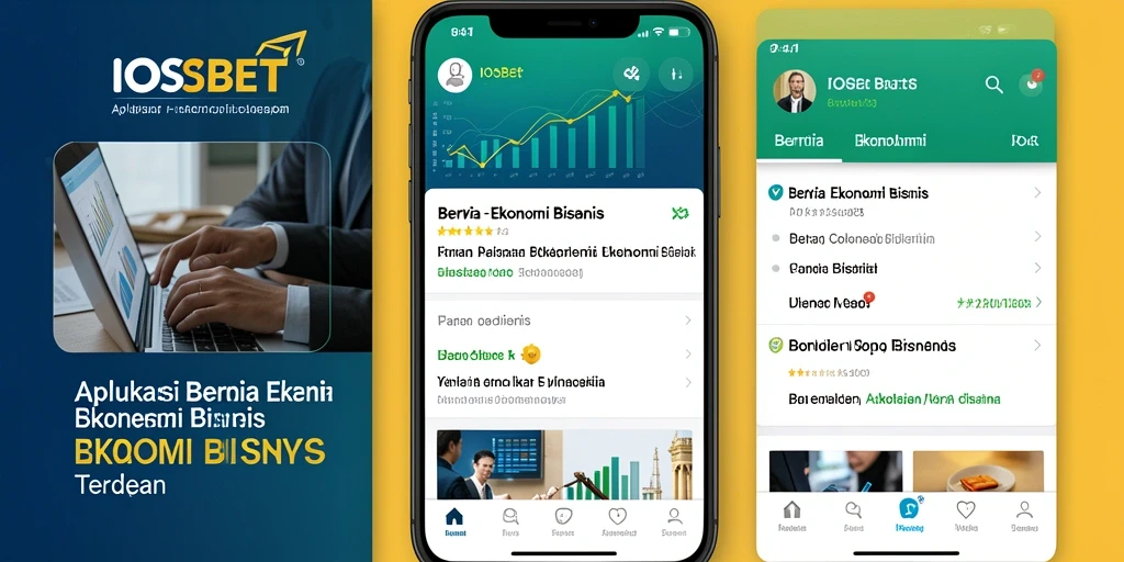 Screenshot aplikasi IOSBET menampilkan antarmuka sederhana dan informatif.