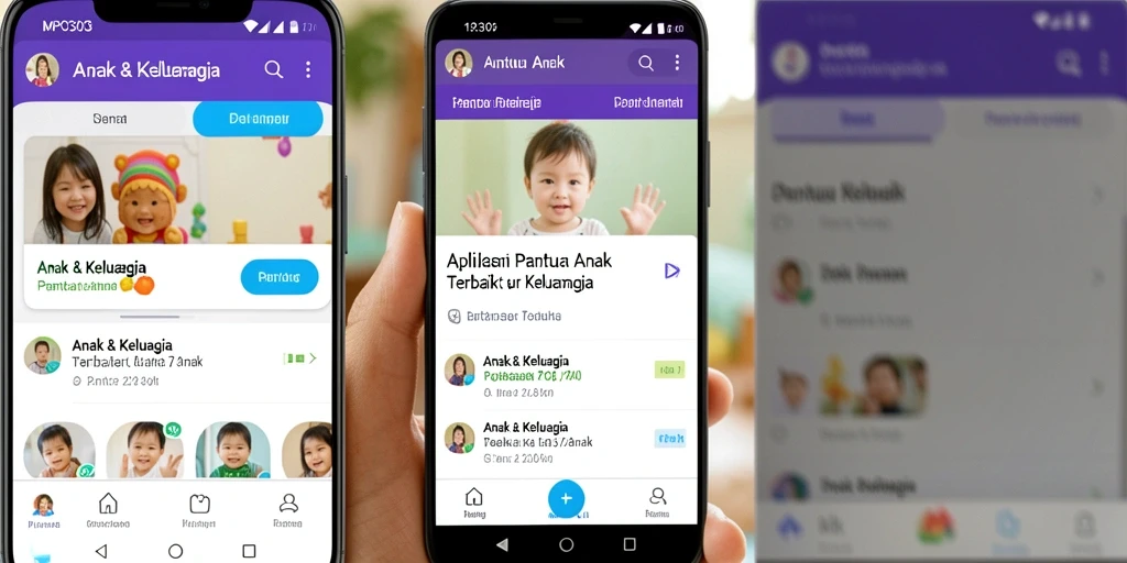 Screenshot utama MPO303 menunjukkan antarmuka intuitif untuk Pantau Anak.