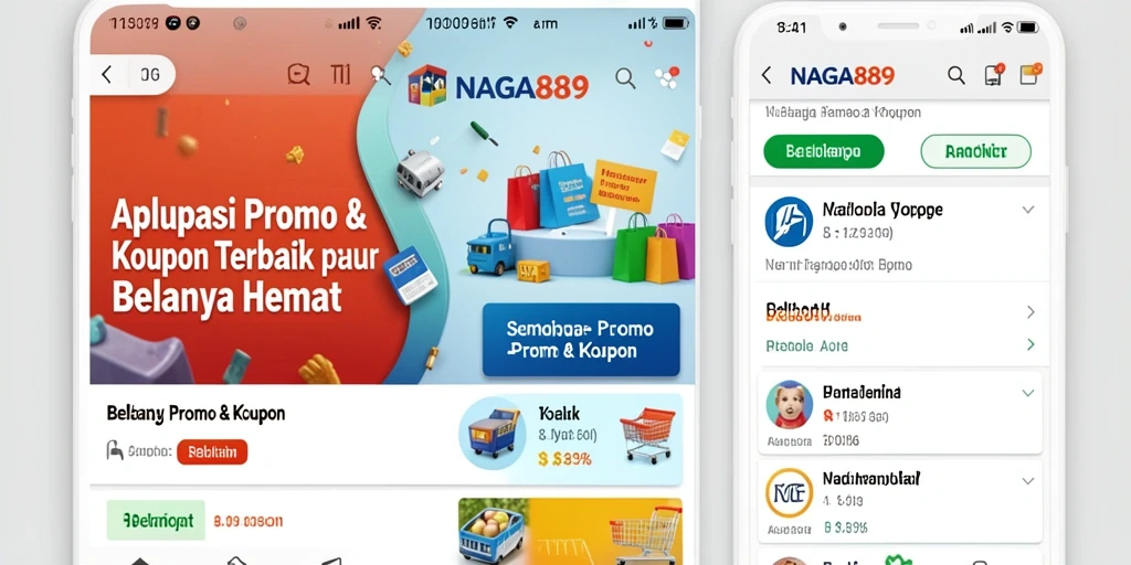 Antarmuka NAGA889 dengan berbagai penawaran kupon menarik.