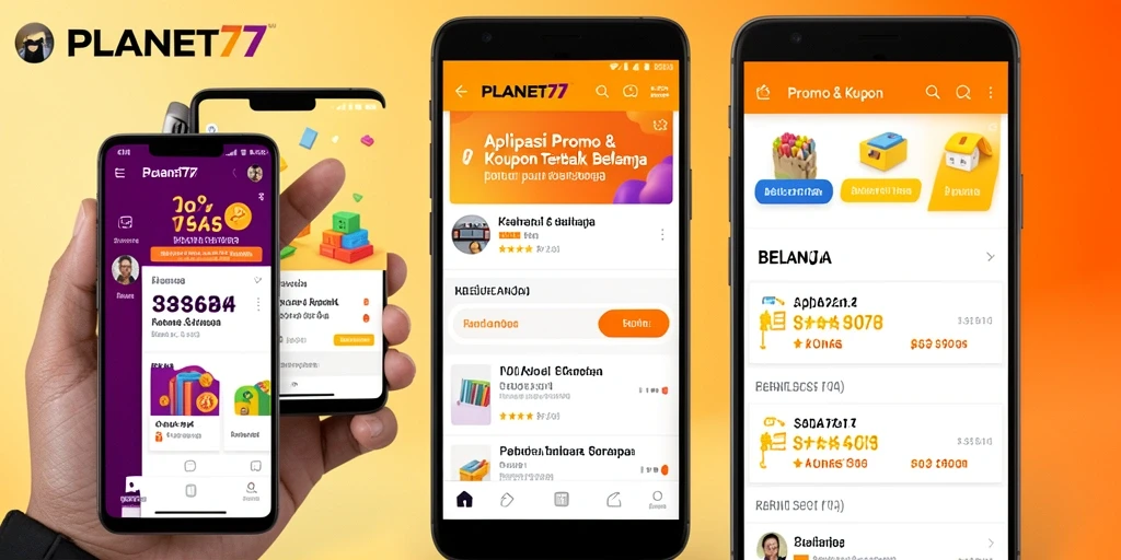 Antarmuka menarik dengan berbagai pilihan promo terbaru.
